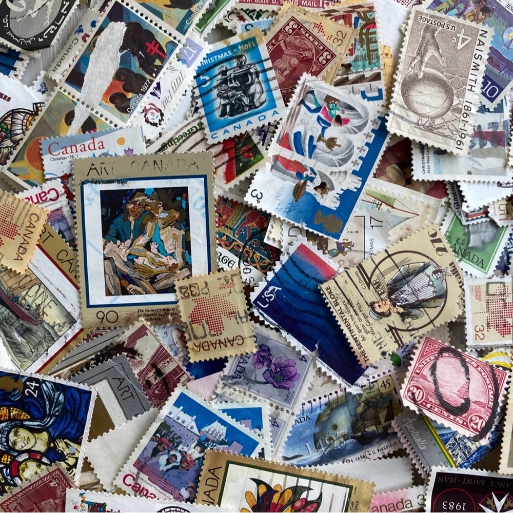 200+ Crafting Postage Stamps